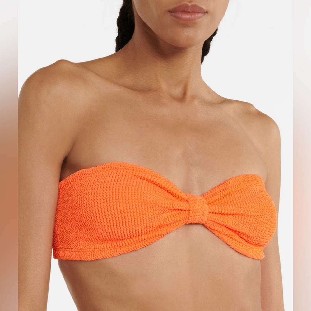 HUNZA G JEAN Neon Orange NWT - Picture 4 of 6